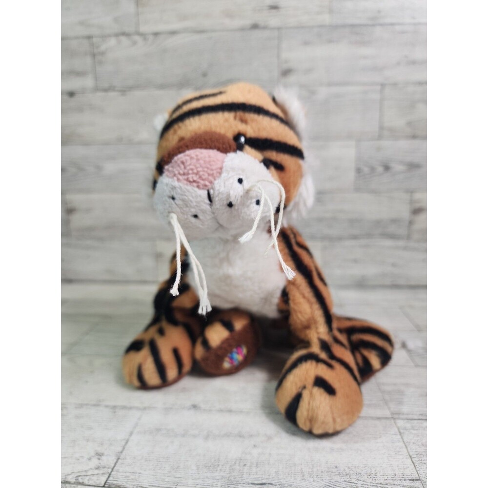 Vintage Ganz Webkinz Bengal Tiger Beanbag Plush 10" Stuffed Animal Doll HM166